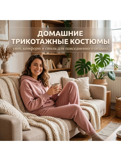 Домашние трикотажные костюмы: уют, комфорт и стиль для повседневного отдыха